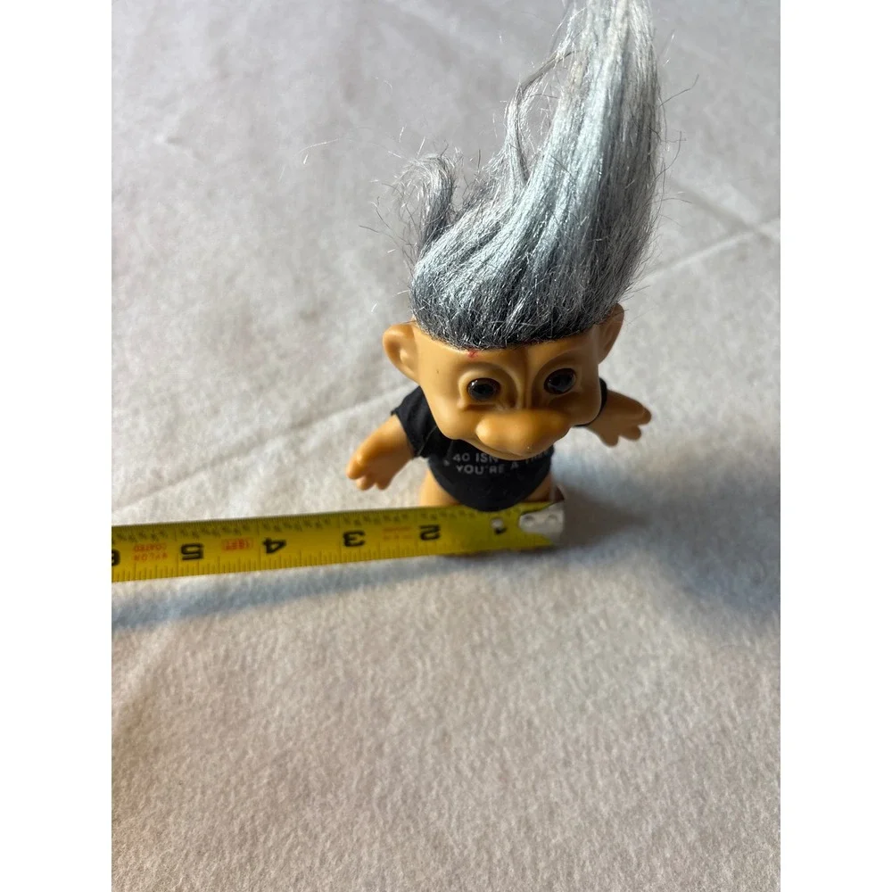 Russ‎ Troll Doll 40 Isn't Old You're A Tree Black T Shirt Collectible Toy I
